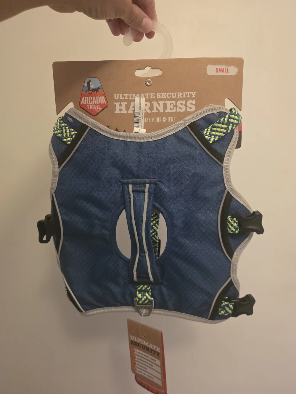 Arcadia Trail Dog Harness with Neon Green Accents